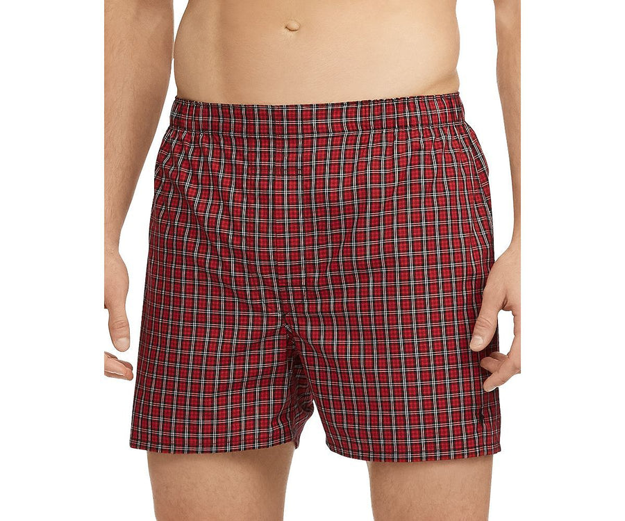 Polo Ralph Lauren Patterned Boxer Briefs Pack Of 3 Black/Red/Green