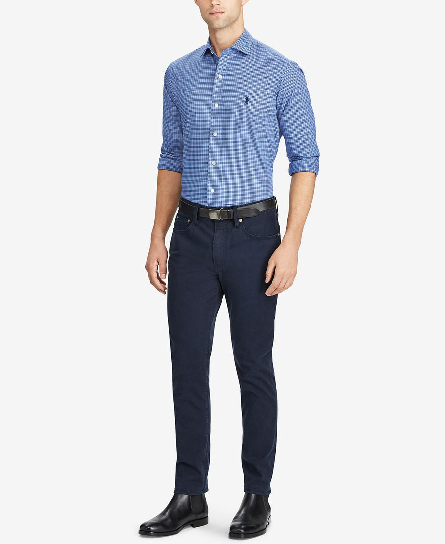 Polo Ralph Lauren Prospect Slim-straight Sateen Pants Collection Navy