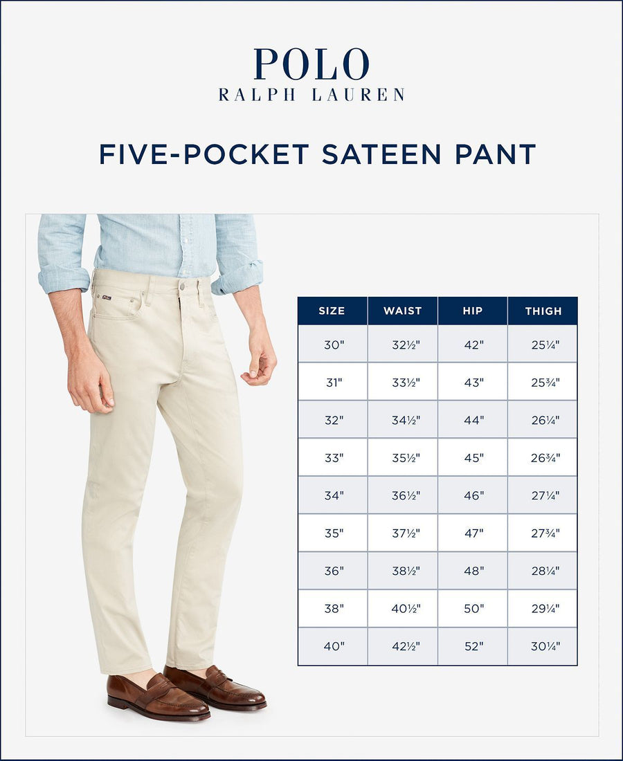 Polo Ralph Lauren Prospect Slim-straight Sateen Pants Collection Navy