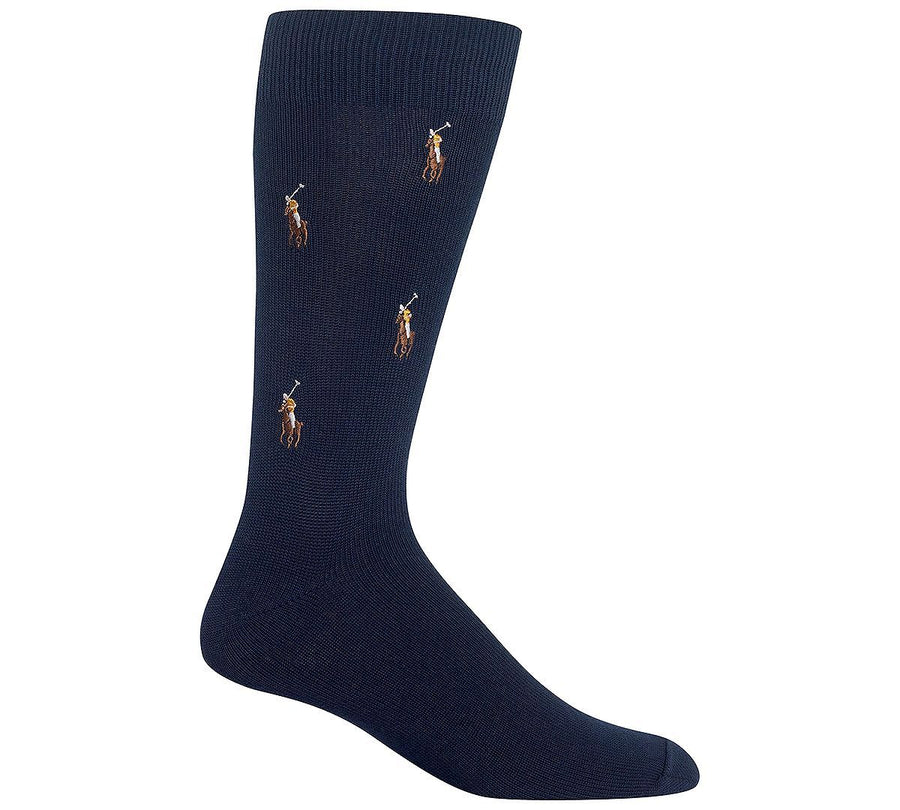 Polo Ralph Lauren Socks Polo Player Dress Crew Sock Dark Blue