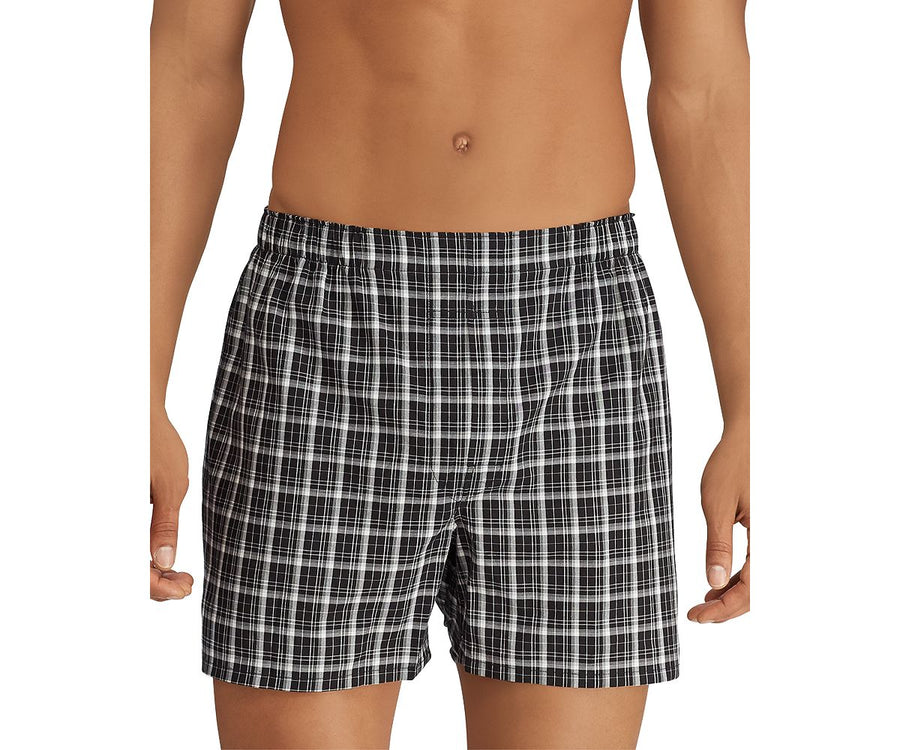 Polo Ralph Lauren Woven Boxer Briefs Pack Of 3 Gray/Black