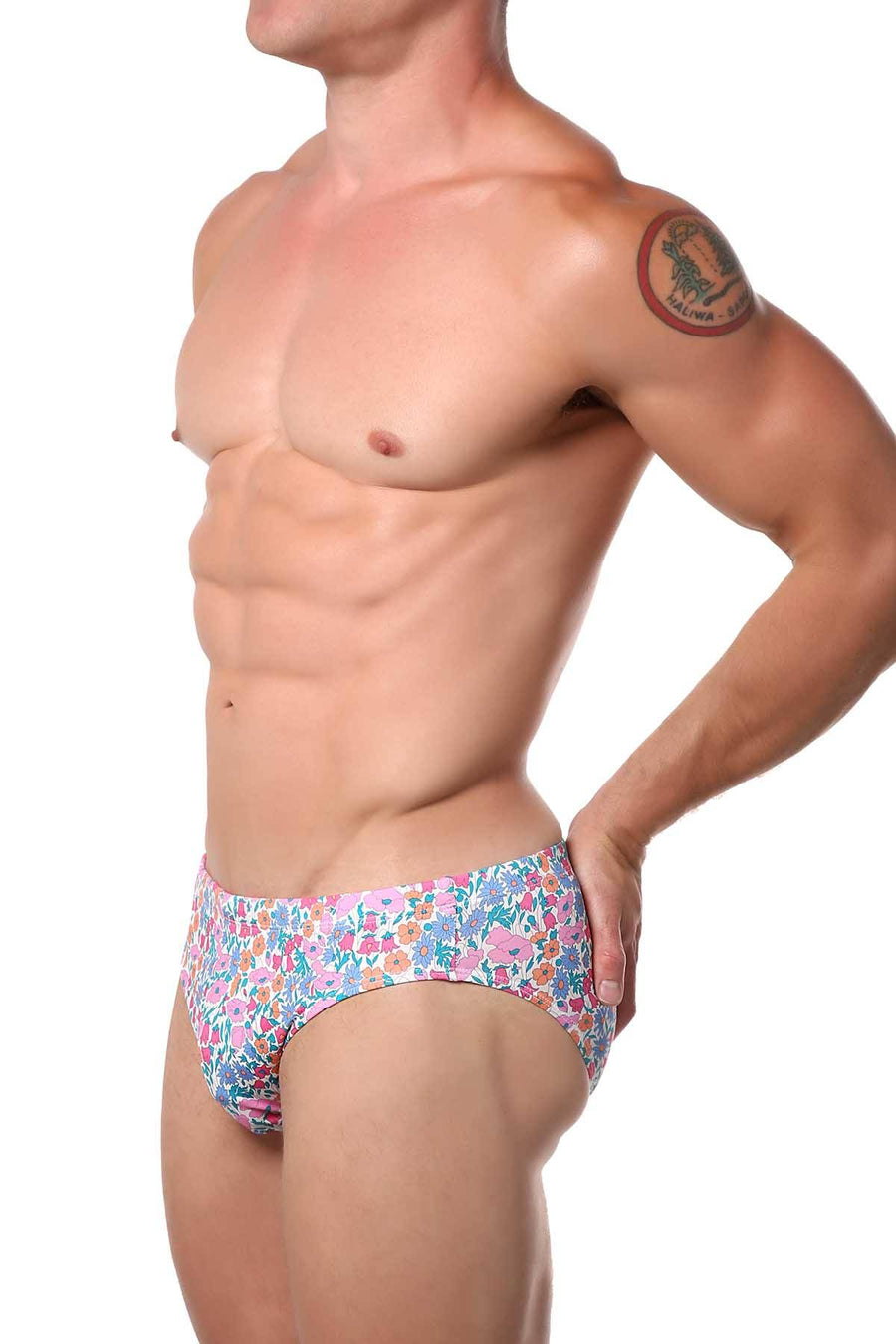 Pool Boy Flowers Swim Brief