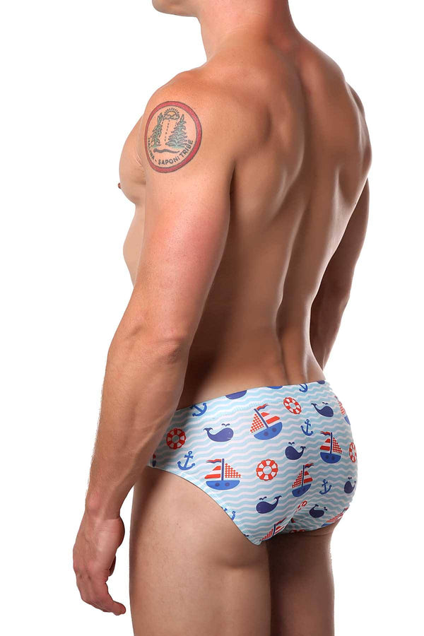 Pool Boy Nautical Swim Brief