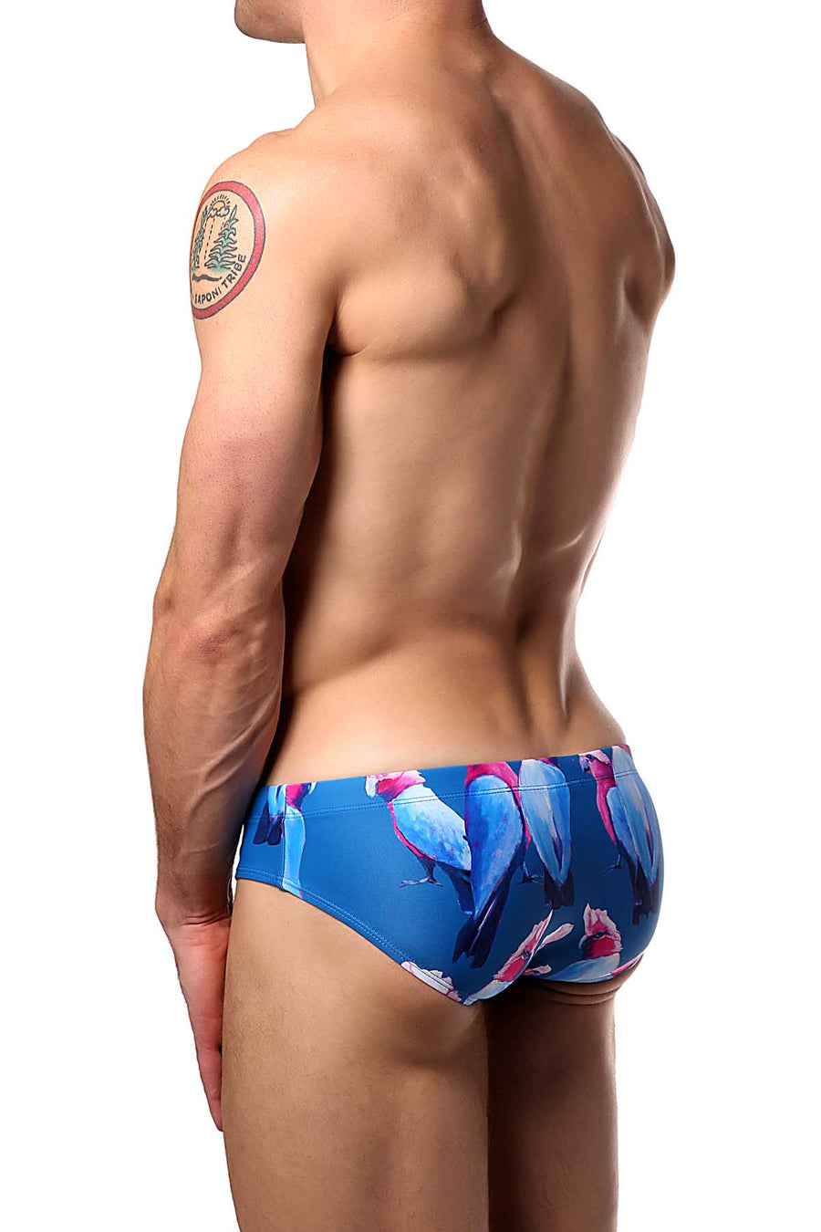 PoolBoy Blue Love Bird Swim Brief