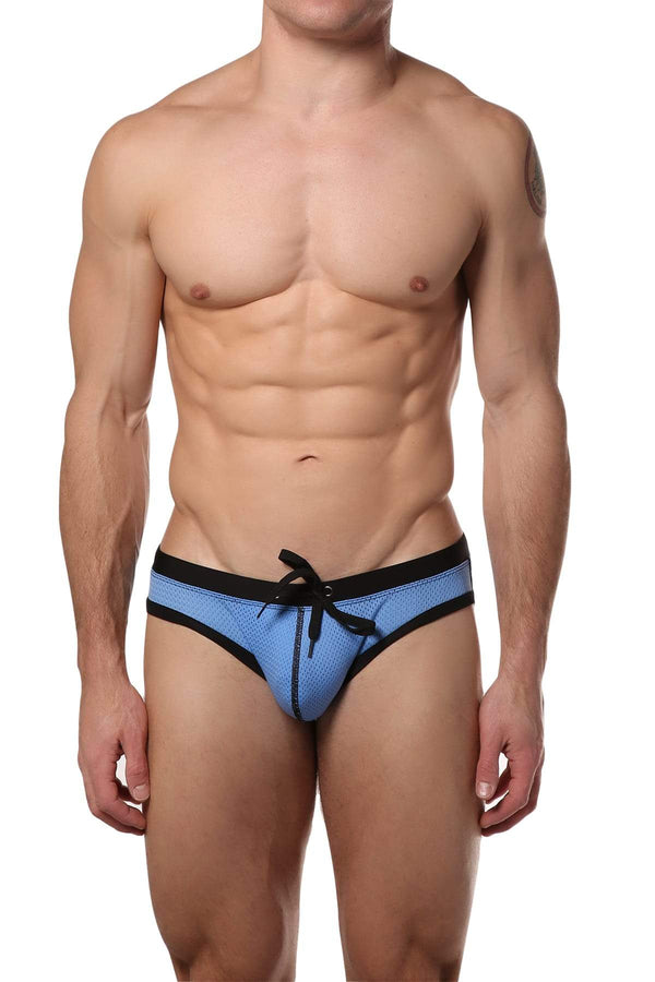 PoolBoy Blue Mesh Swim Brief