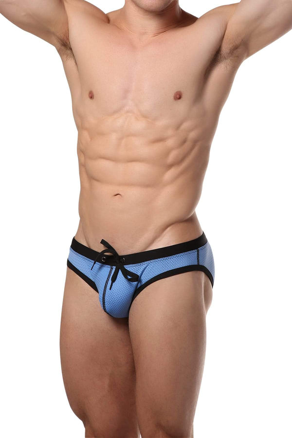 PoolBoy Blue Mesh Swim Brief