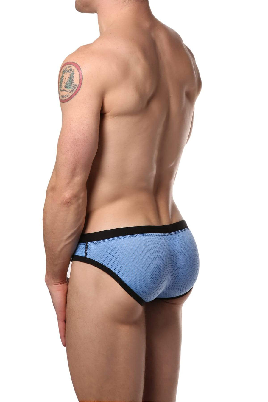 PoolBoy Blue Mesh Swim Brief