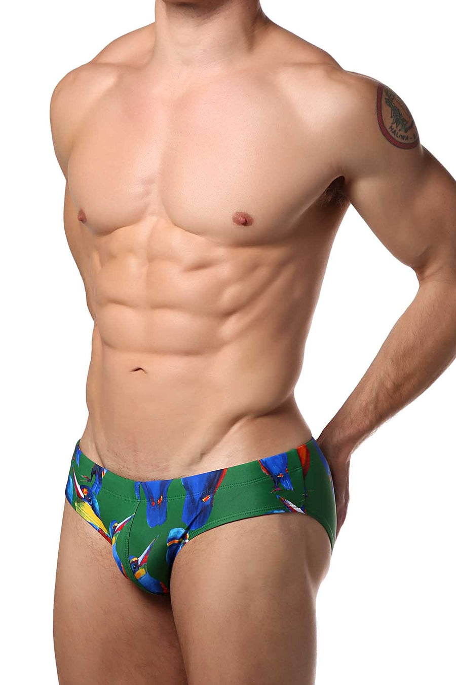 PoolBoy Green Birdie Swim Brief