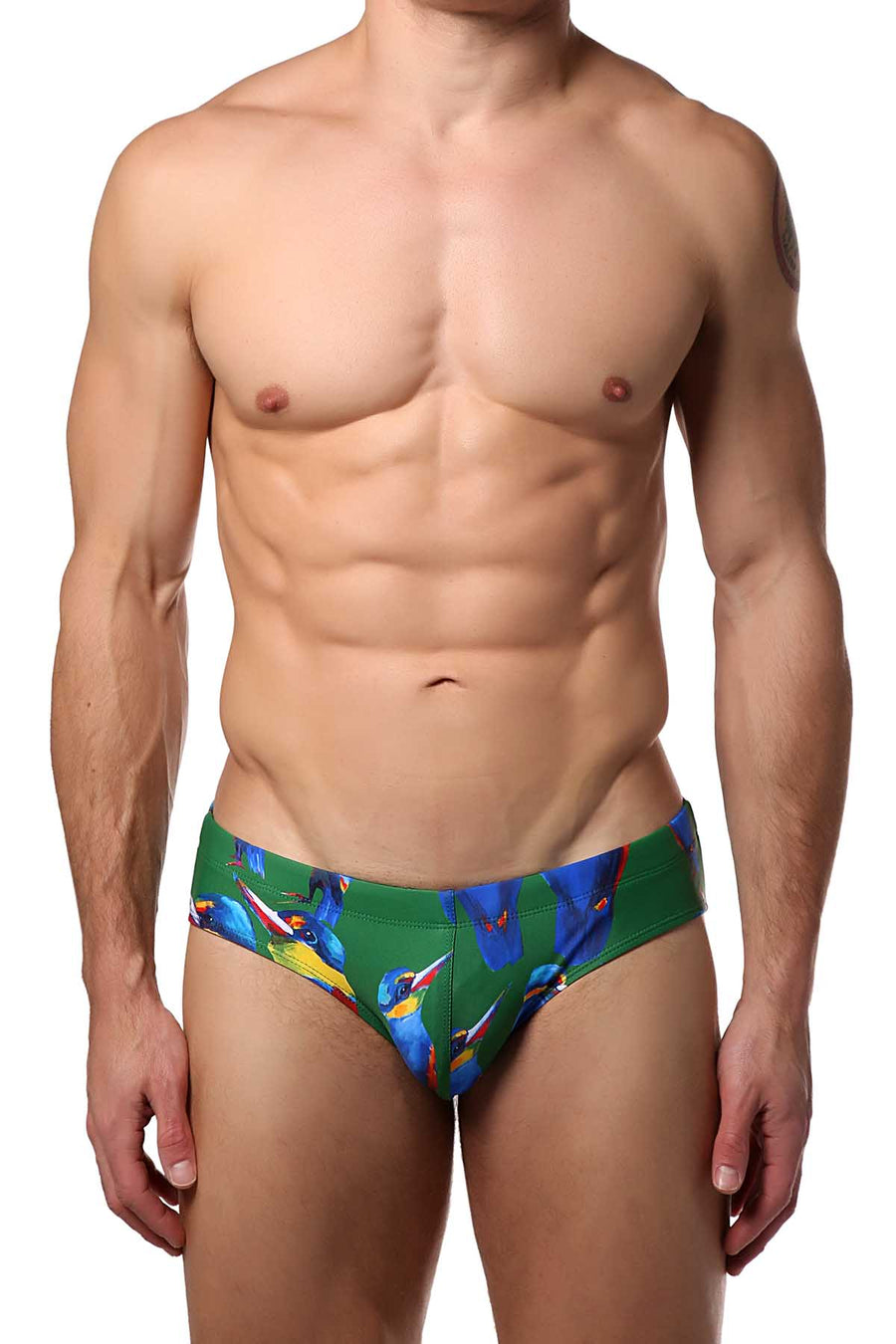 PoolBoy Green Birdie Swim Brief