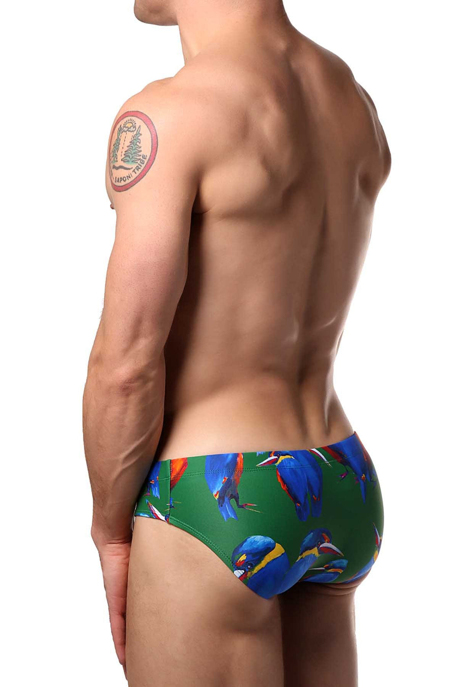 PoolBoy Green Birdie Swim Brief