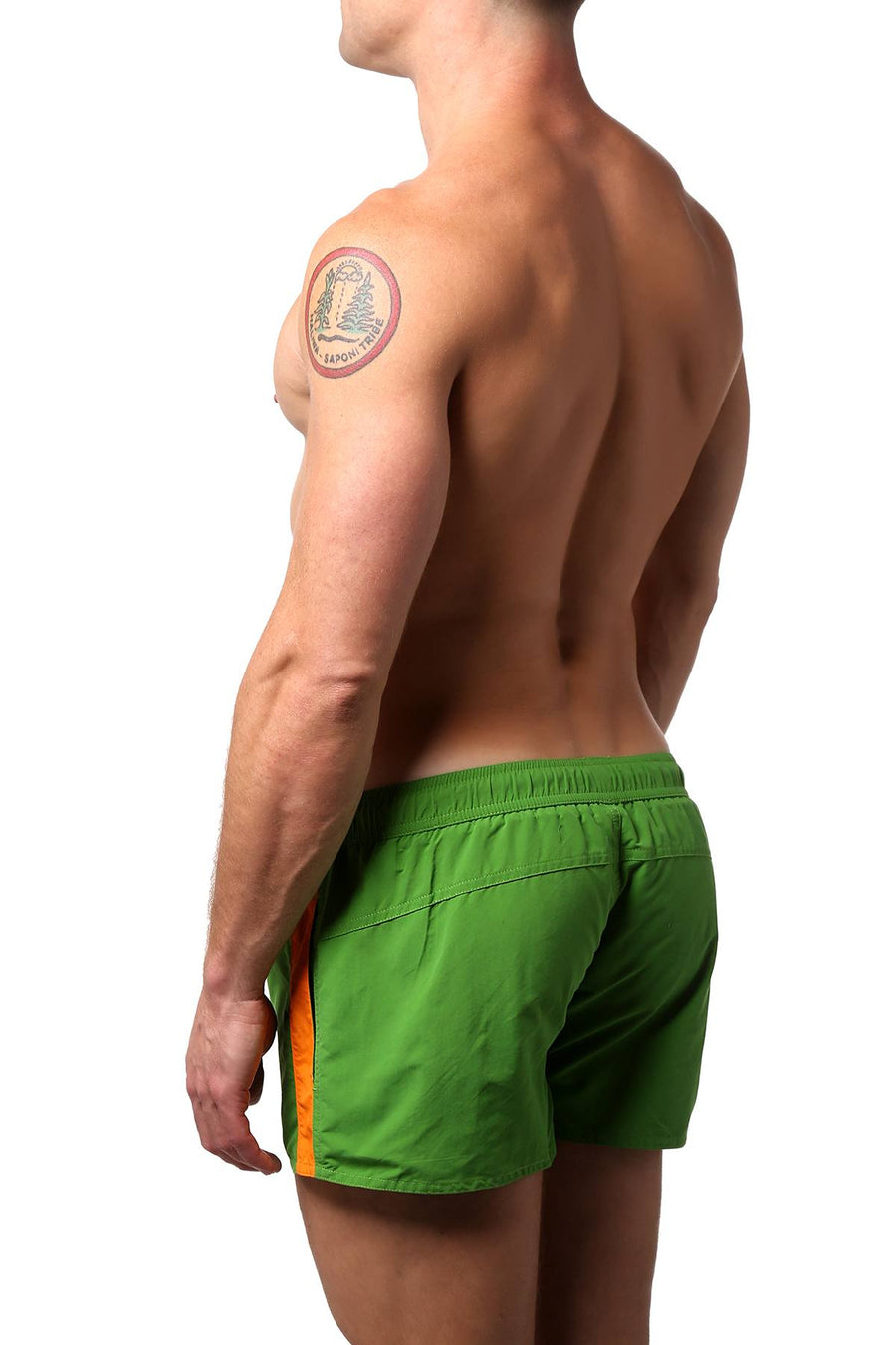 PoolBoy Green Side Split Short