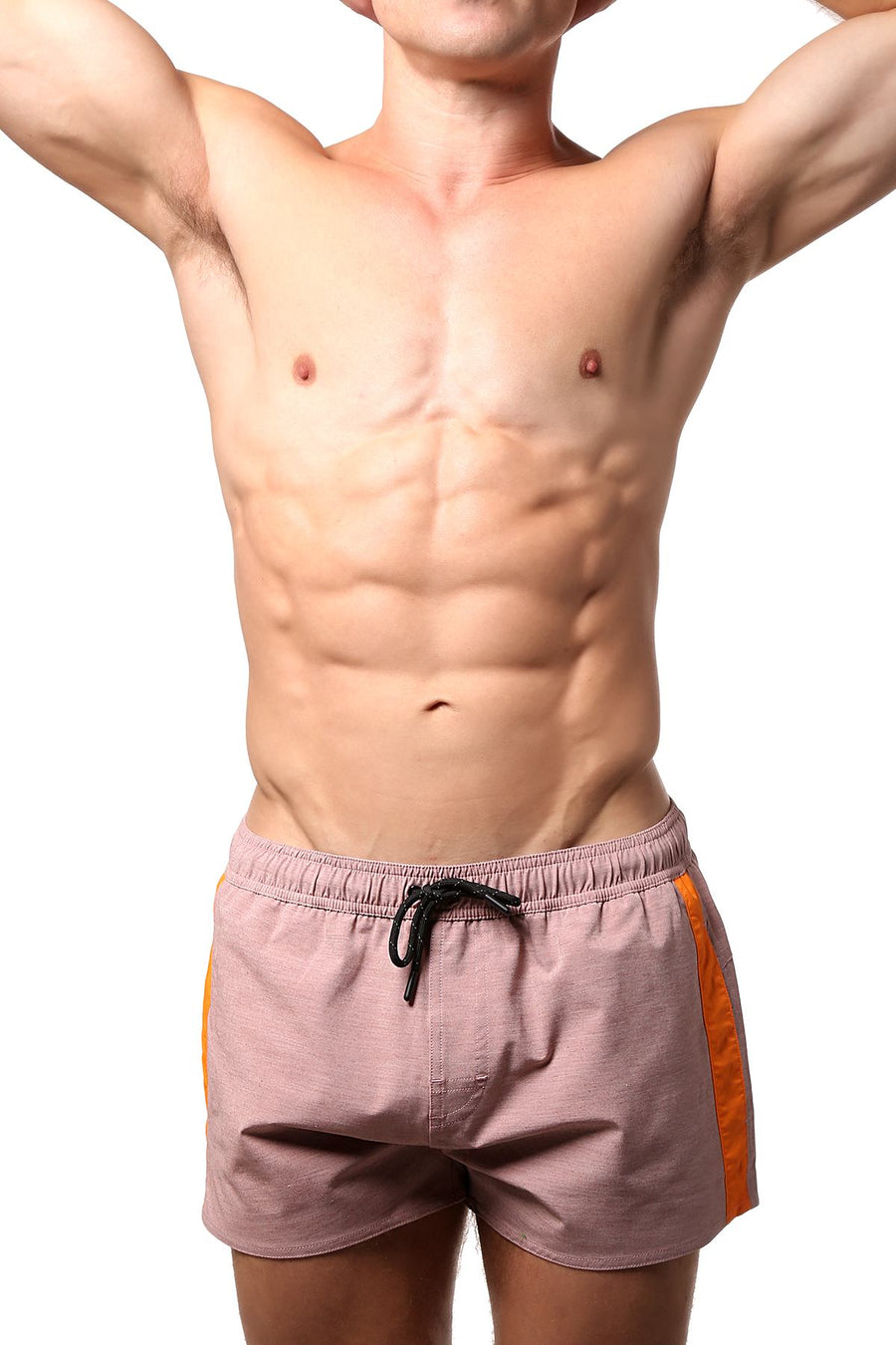 PoolBoy Red Side Split Short