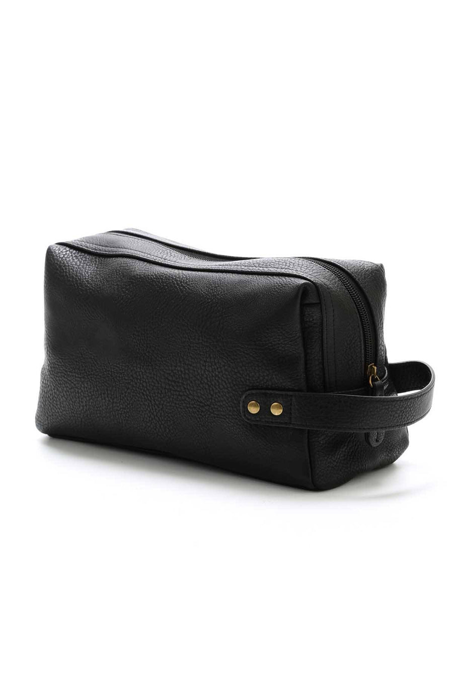 Premium Xpression Black Fletcher Vegan-Leather Dopp Kit
