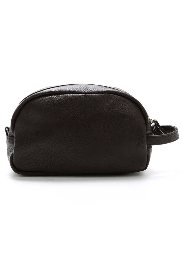 Premium Xpression Brown Braden Vegan-Leather Dopp Kit