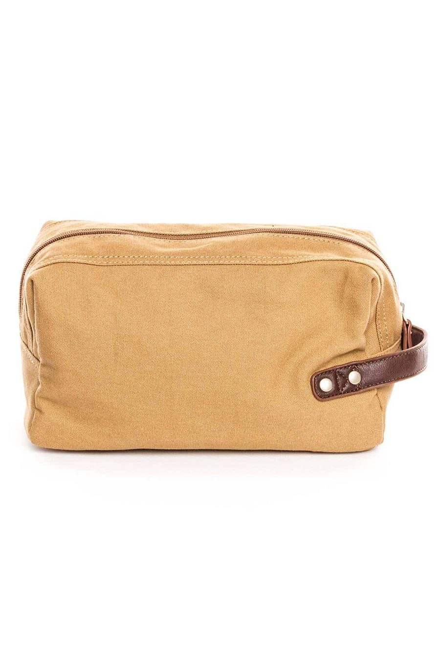 Premium Xpression Camel Canvas Dalton Dopp Kit