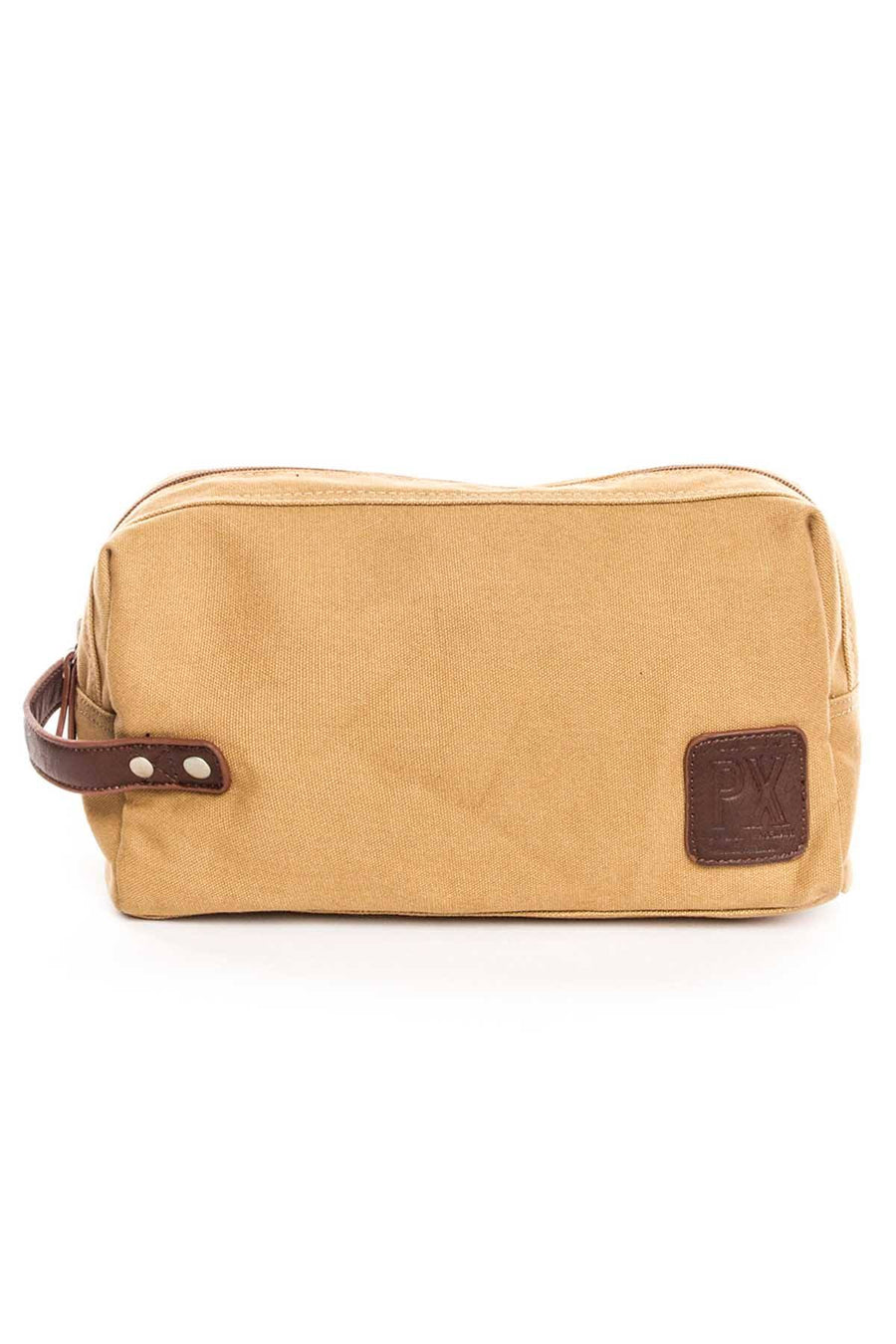 Premium Xpression Camel Canvas Dalton Dopp Kit