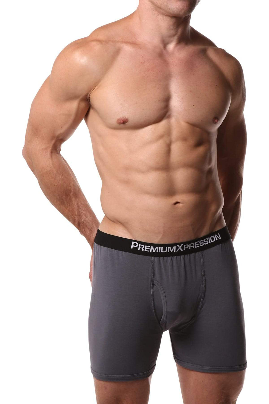 Premium Xpression Charcoal Boxer Brief