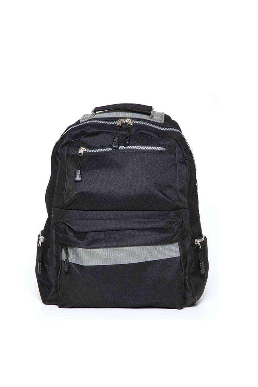 Premium Xpressions Black/Grey Laptop-Sleeve Backpack