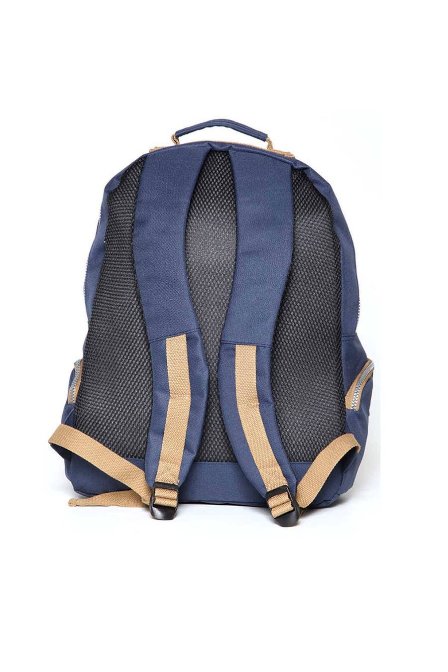 Premium Xpressions Navy/Camel Laptop-Sleeve Backpack