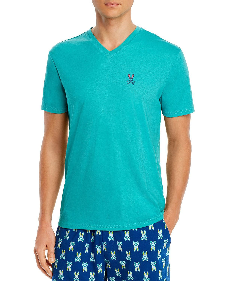 Psycho Bunny Classic V-neck Lounge Tee Ceramic