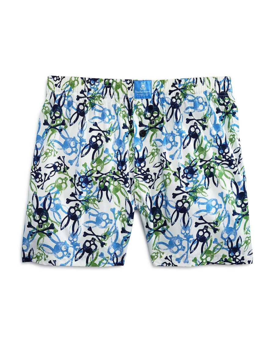 Psycho Bunny Logo Print Boxers Layover Bunny