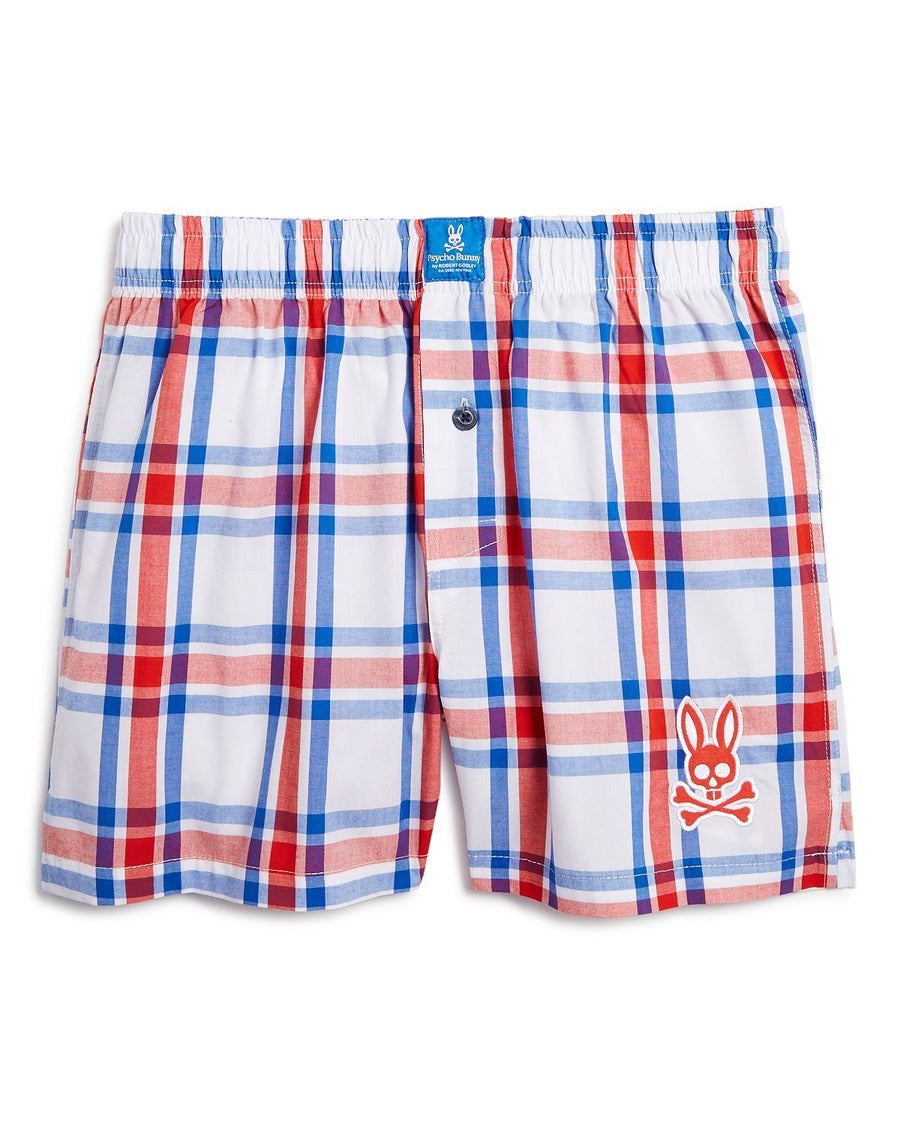 Psycho Bunny Logo-print Boxers Cape Cod Plaid