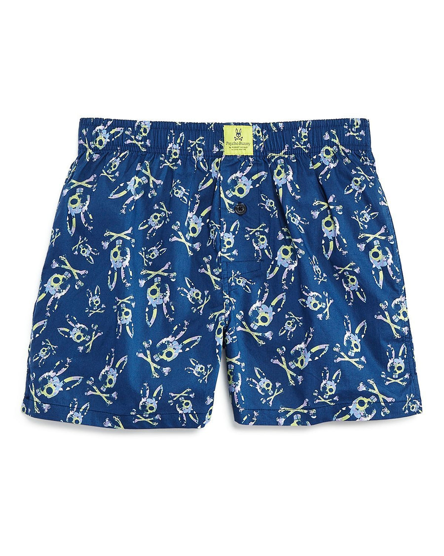 Psycho Bunny Logo-print Boxers Key Lime Blue