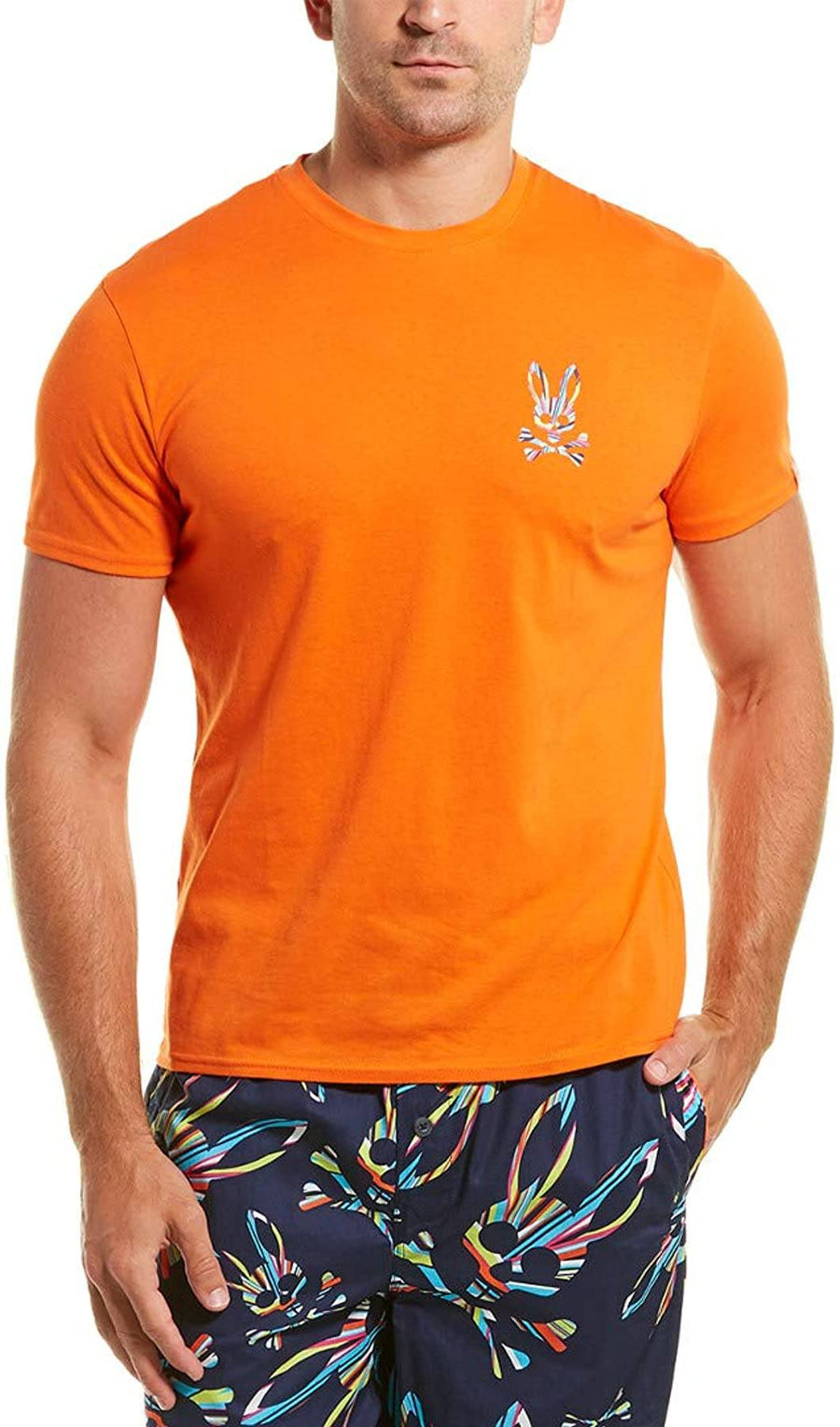 Psycho Bunny Men's Bunny Crewneck T-Shirt