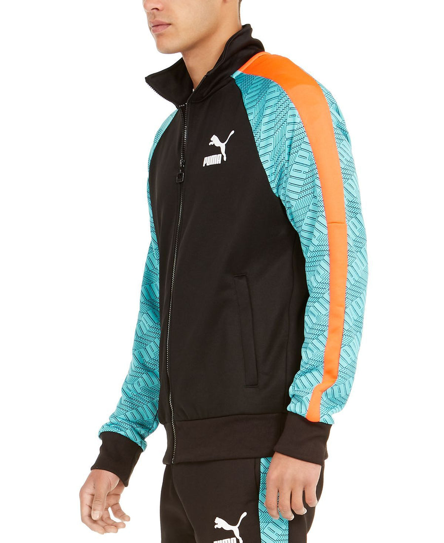 Puma Colorblocked Track Jacket Black/turq