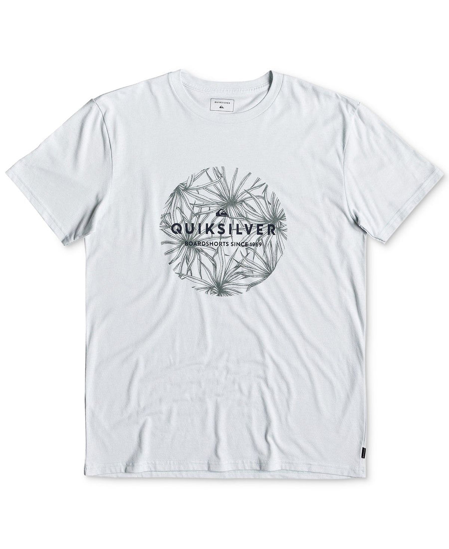 Quiksilver Classic Bob Graphic T-shirt Sky Gray Heather