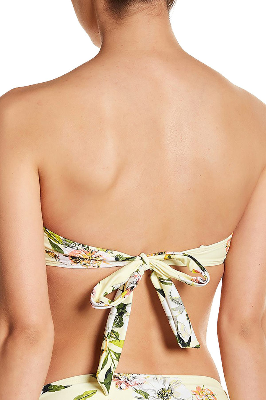 RACHEL by Rachel Roy Yellow Summer Floral Underwire Bikini Top