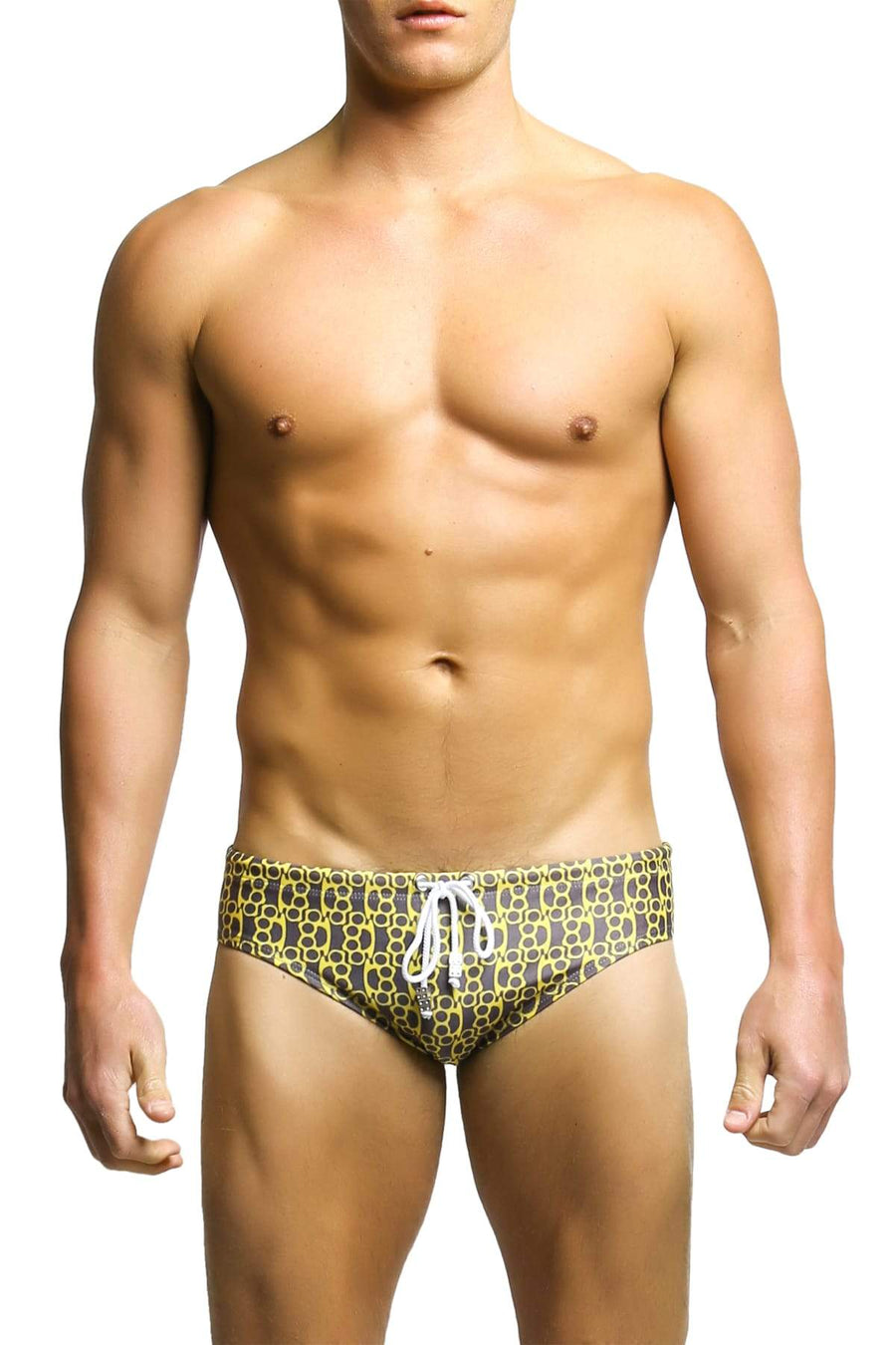 Radical Element Yellow Brass Knuckles Gary Swim Brief