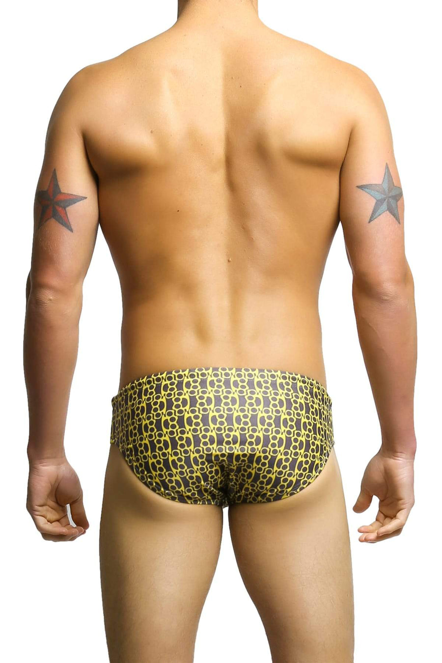 Radical Element Yellow Brass Knuckles Gary Swim Brief