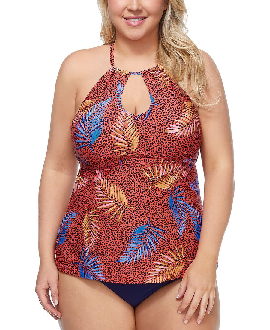 Raisins Curve Trendy Plus Nomad Rosalie Underwire Tankini Top Nomad