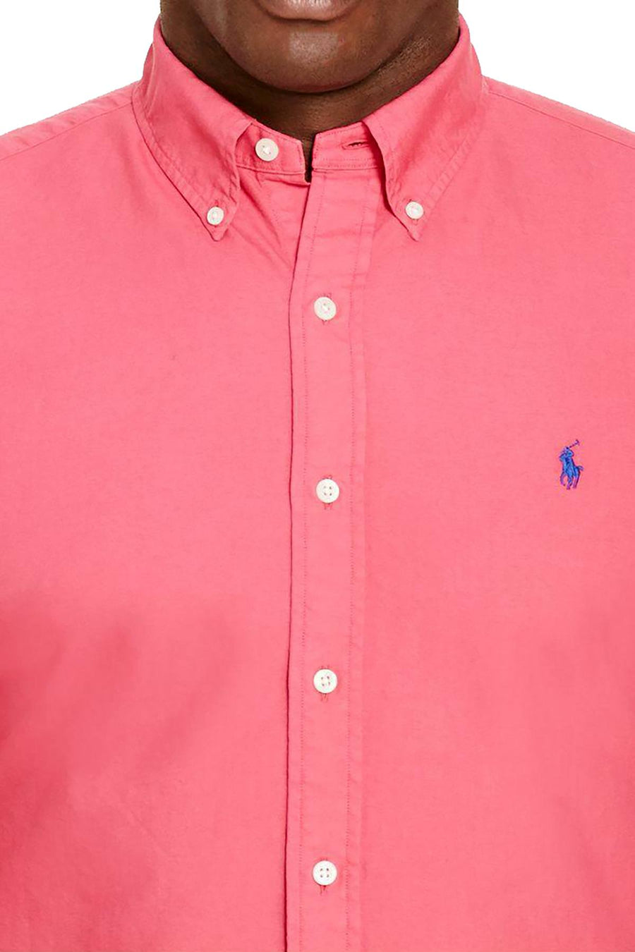 Ralph Lauren Tropic Pink Big/Tall Garment Dyed Cotton Shirt