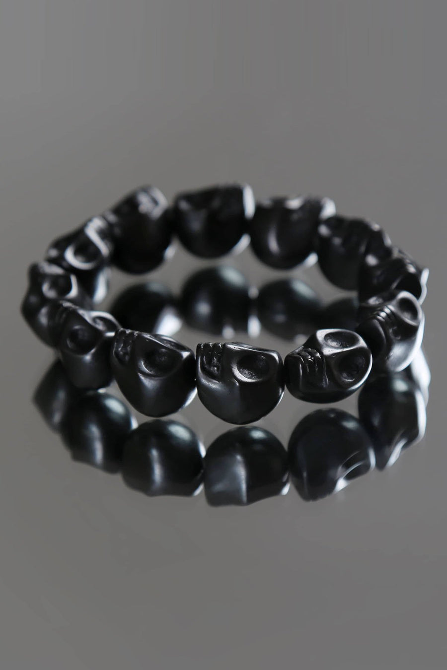 Rave Black Skull Bracelet