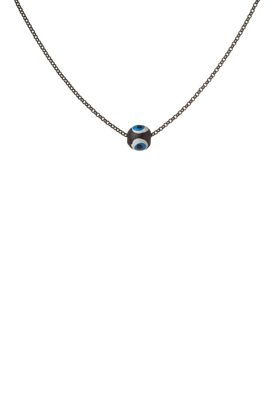 Rave Brown Evil Eye Necklace