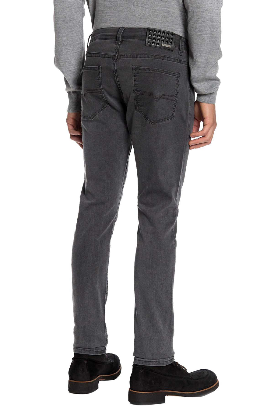 Recess Jeans Dark Grey Solid Stretch Slim Jean