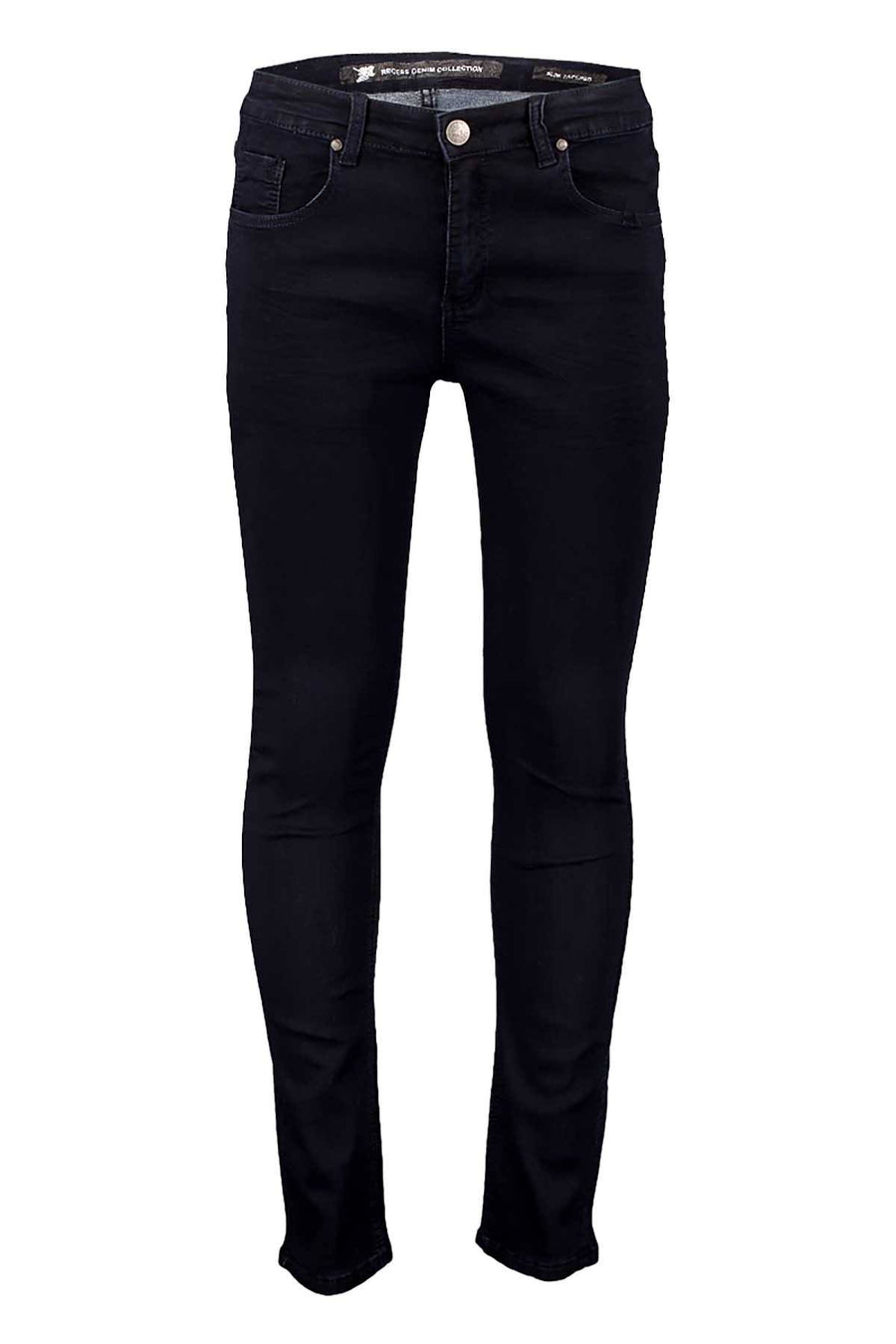 Recess Jeans Ink Blue Solid Stretch Slim Jean