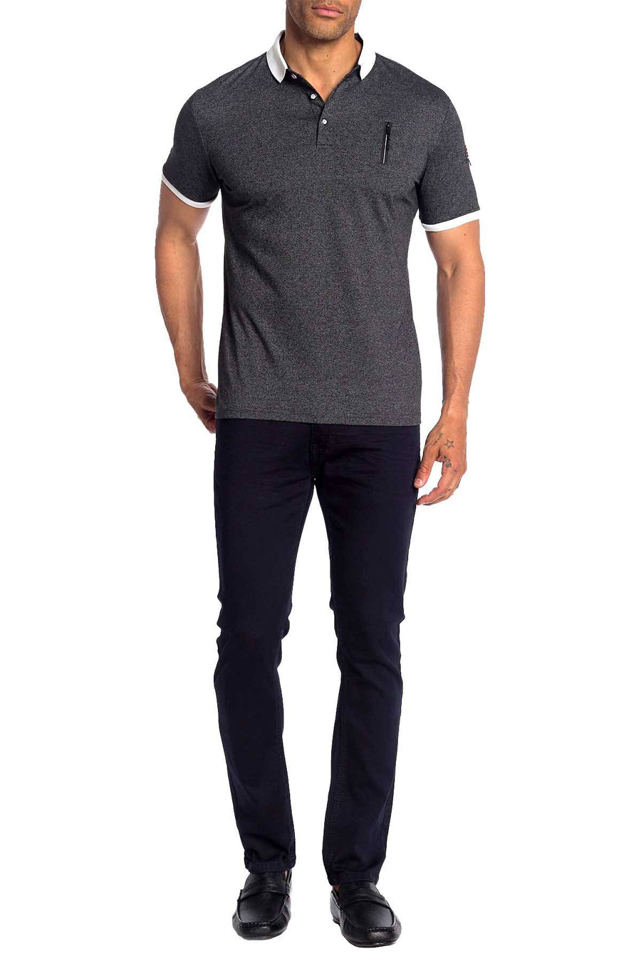 Recess Jeans Ink Blue Solid Stretch Slim Jean