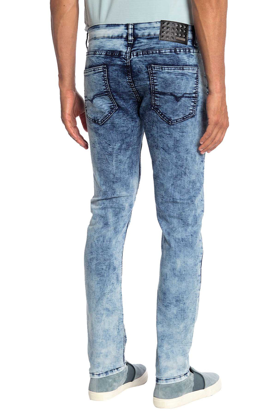 Recess Jeans Light Blue Solid Stretch Slim Jean