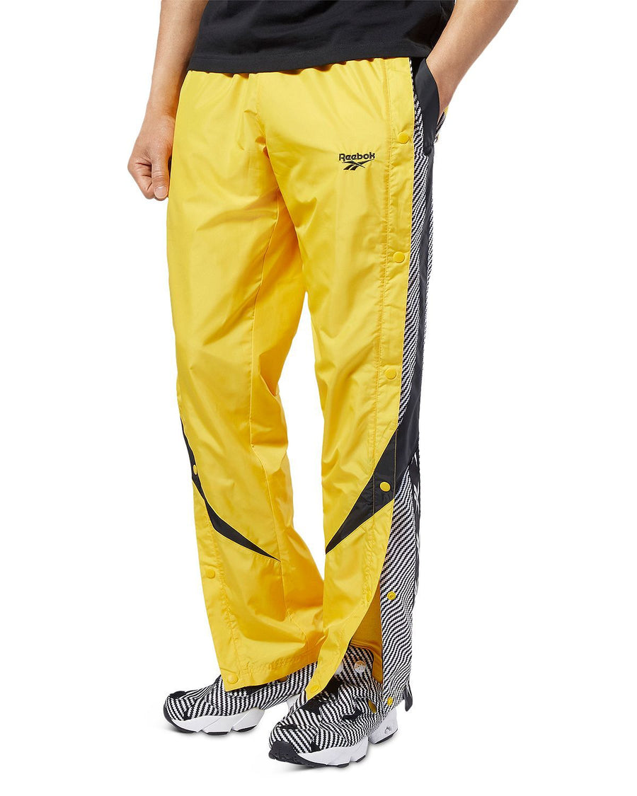 Reebok Cl V Snap-side Track Pants Toxic Yellow
