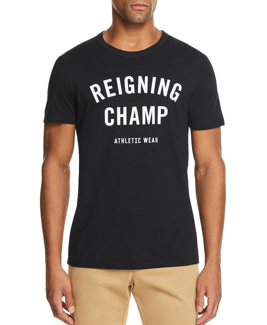 Reigning Champ Reigning Champ Gym Logo Tee Black/white