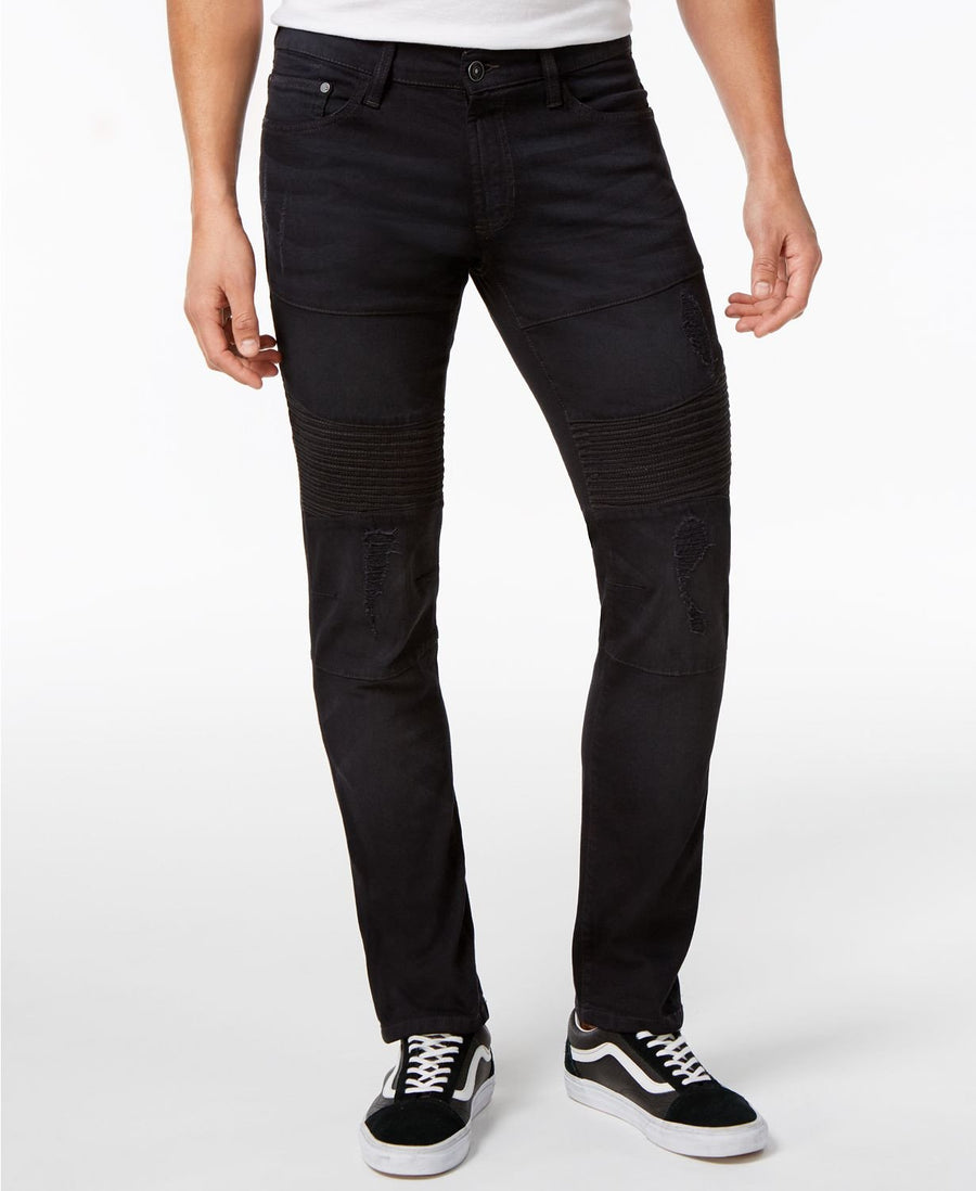 Ring Of Fire Saticoy Slim Fit Distressed Skinny Jeans Gray