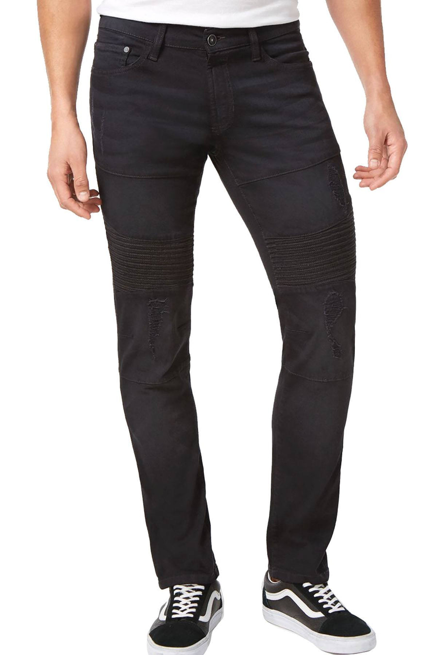 Ring Of Fire Saticoy Slim Fit Distressed Skinny Jeans Gray