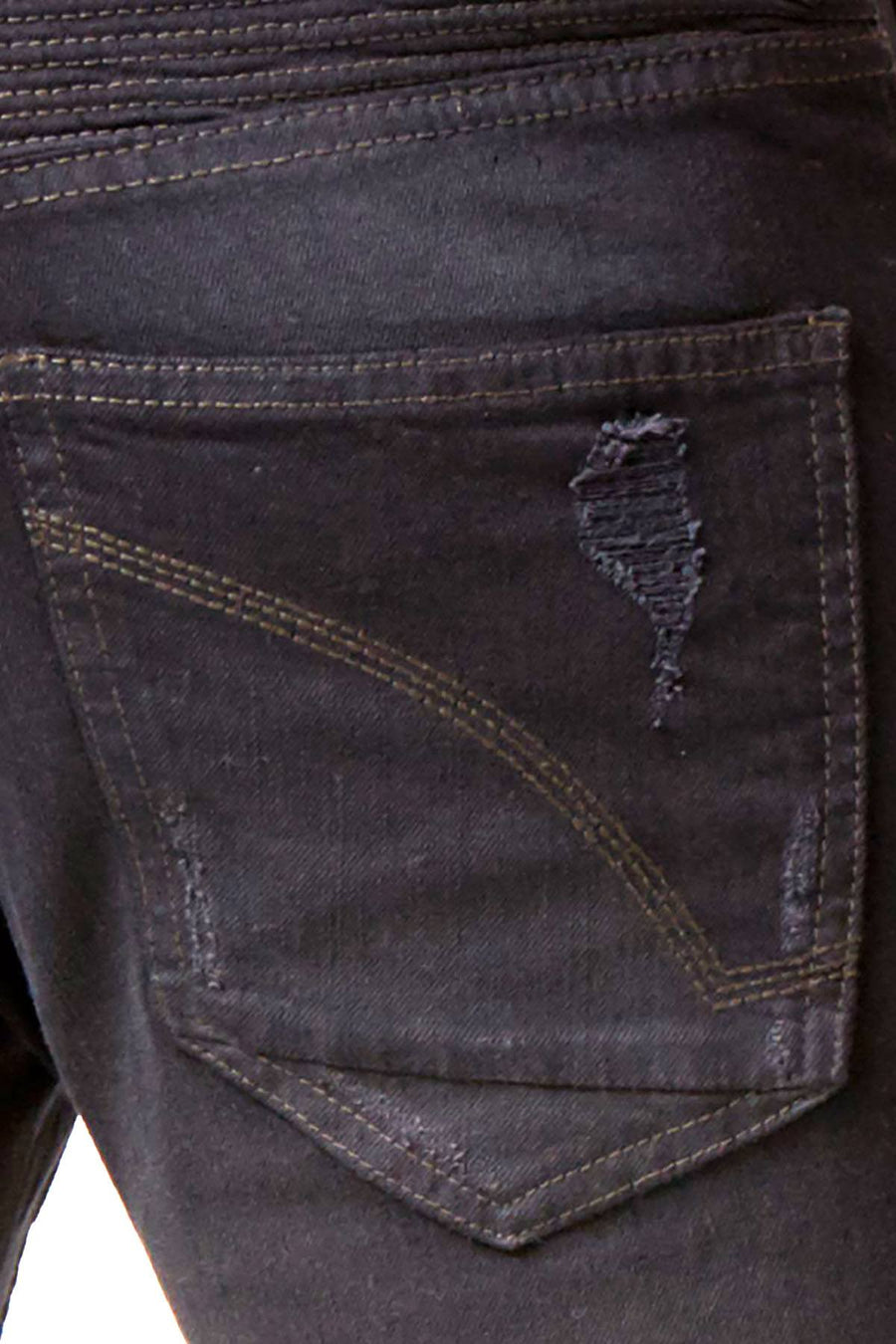 Ring Of Fire Saticoy Slim Fit Distressed Skinny Jeans Gray