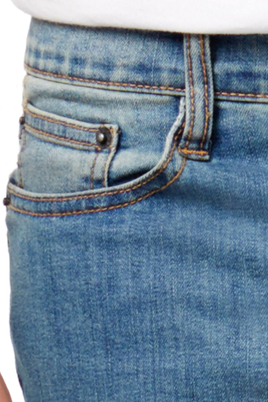 Ring of Fire Blue-Island Straight-Fit Stretch Jeans