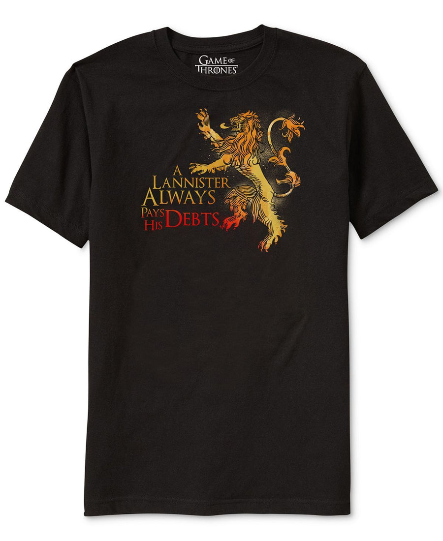 Ripple Junction Game Of Thrones Lannister Graphic T-shirt Black