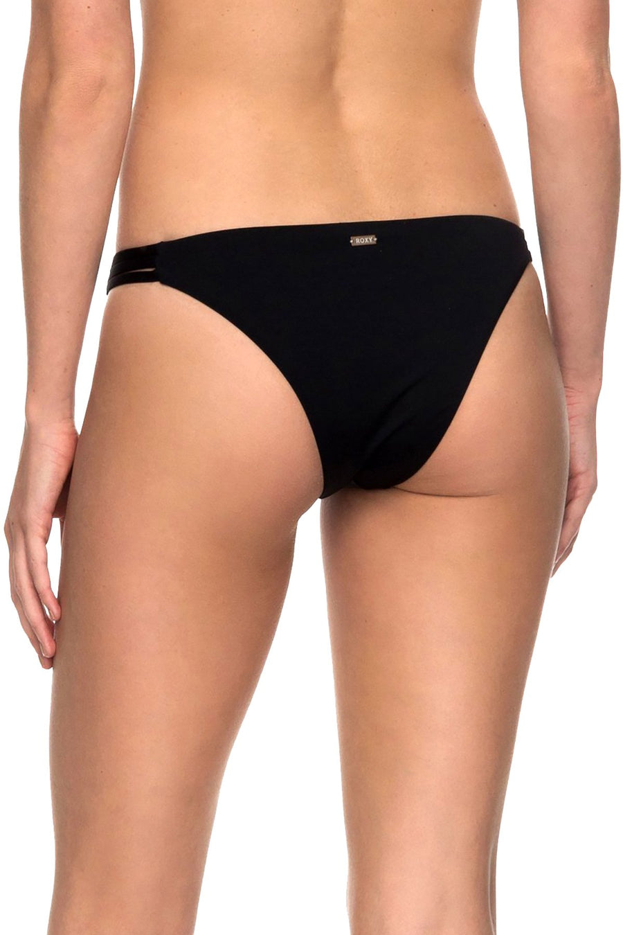 Roxy Anthracite-Black Softly-Love Surfer Bikini Bottom