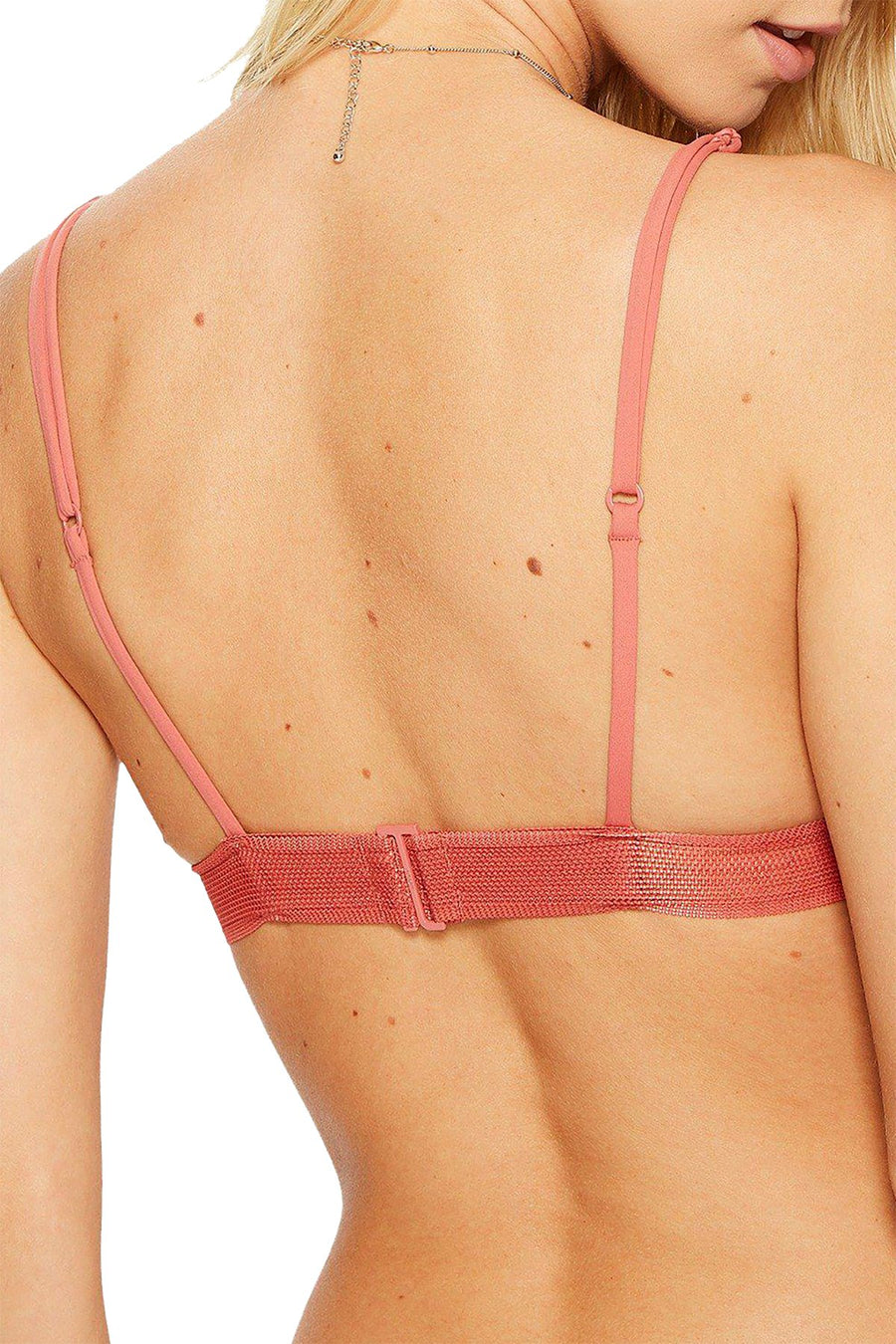 Roxy Dusty-Cedar Surf Bride Triangle Bikini Top